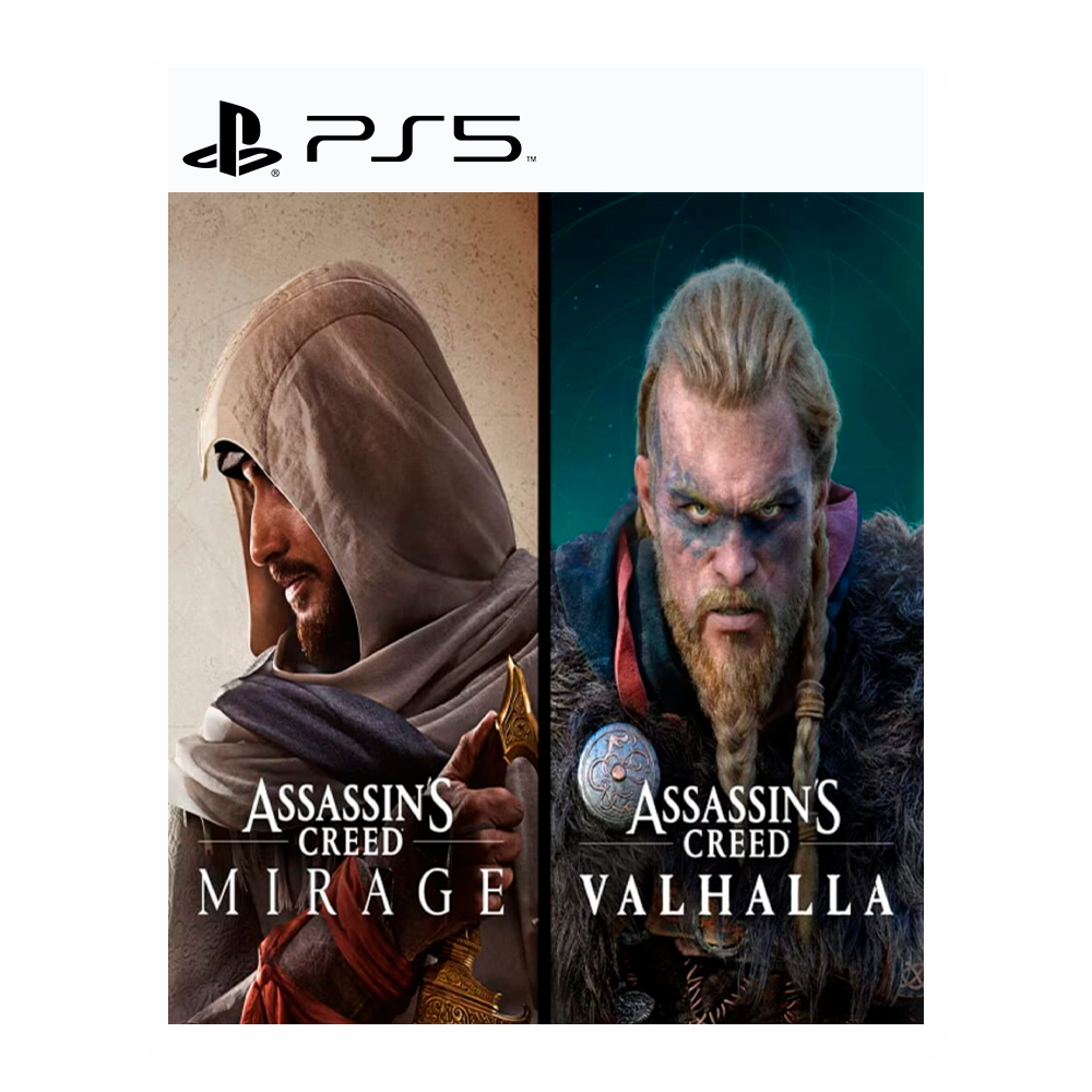 Assassins Creed Mirage and Assassins Creed Valhalla Bundle - PS5