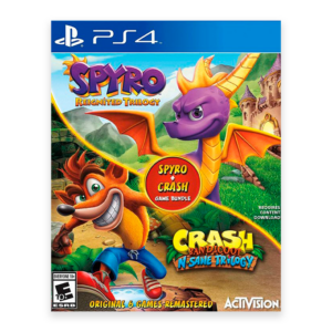 SPYRO + CRASH REMASTERED GAME BUNDLE - PS4