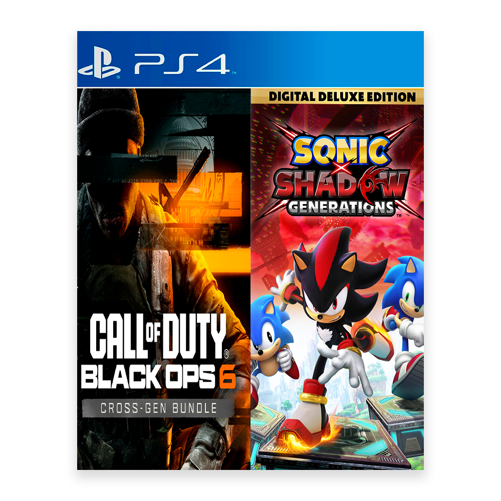 Call of Duty Black Ops 6 + SONIC X SHADOW GENERATIONS Deluxe Edition - PS4