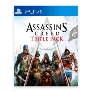 Assasins Creed Triple Pack: Black Flag, Unity, Syndicate - PS4