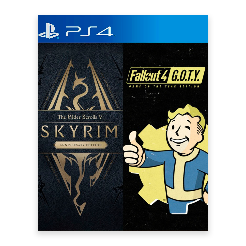 The Elder Scrolls V Skyrim Anniversary Edition + Fallout 4 Anniversary ...